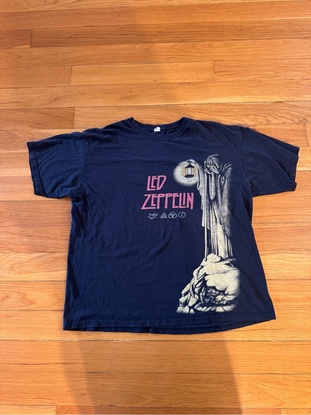 Vintage Led Zeppelin Black Graphic Band Tee